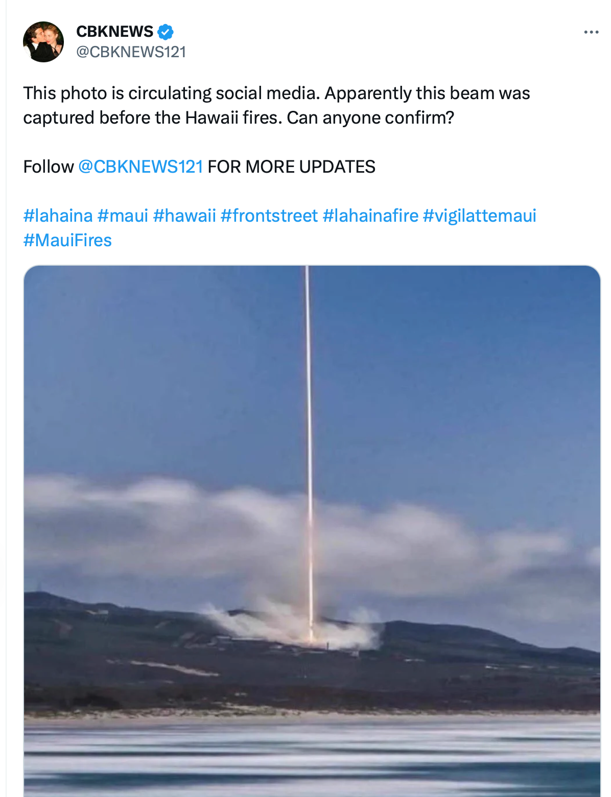 Hawaii 2025 fire hoax